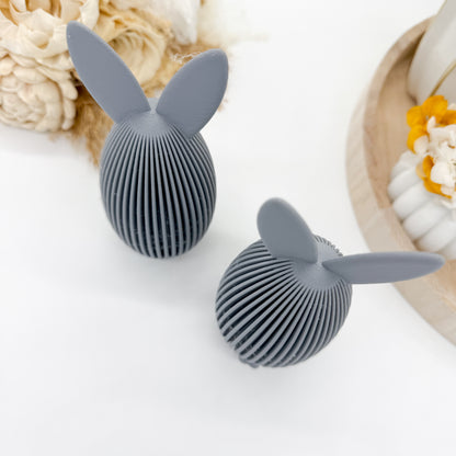 gerippter grosses Hasenei - 3D Druckdatei