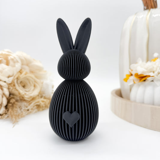 gerippter Hase mit Herzbauch - 3D Druckdatei