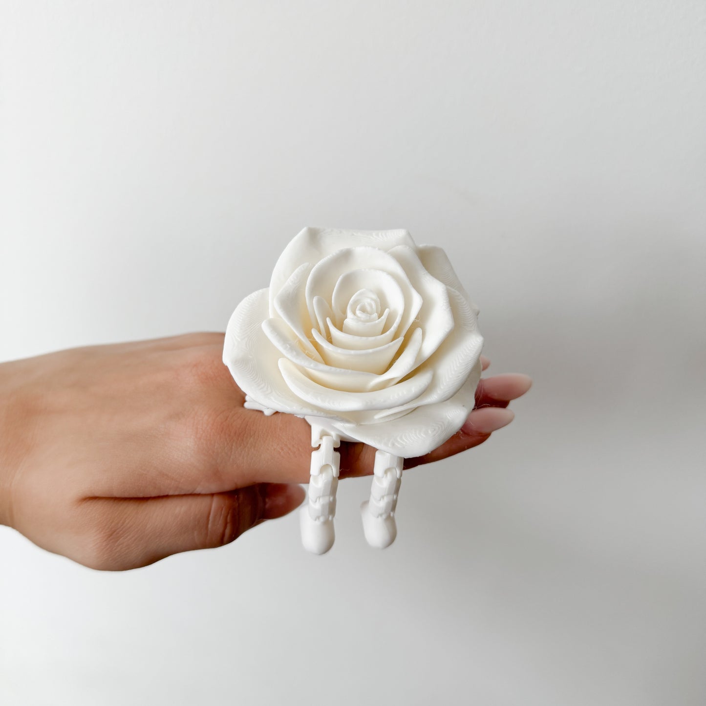 Rose mit Beinchen - 3D Druckdatei