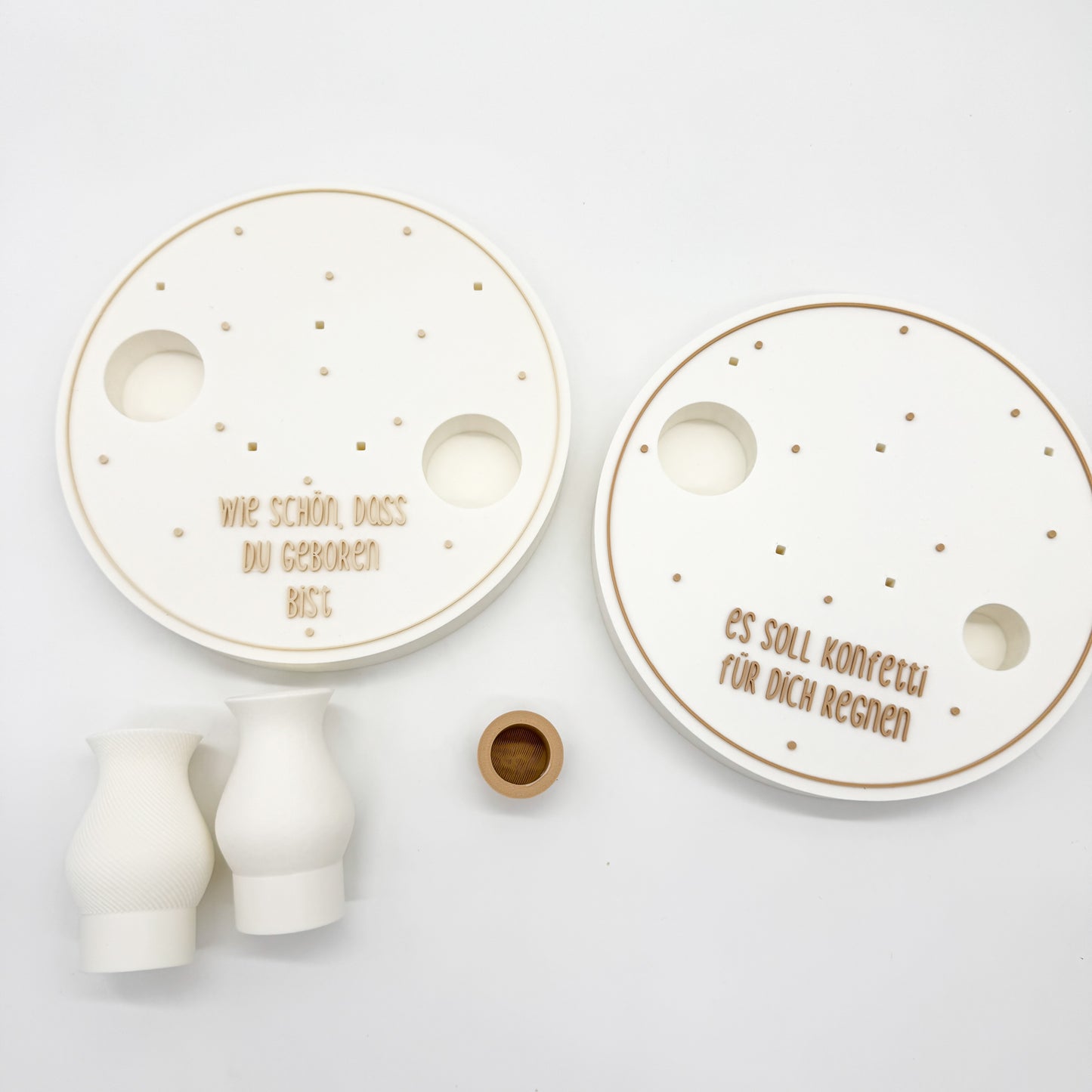 Geburtstagsteller, passend zur Geburtstagsschlange - 3D Druckdatei