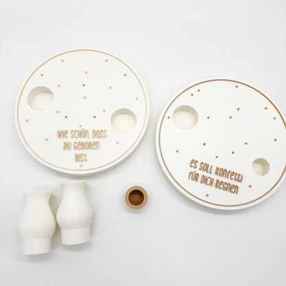 Geburtstagsteller, passend zur Geburtstagsschlange - 3D Druckdatei