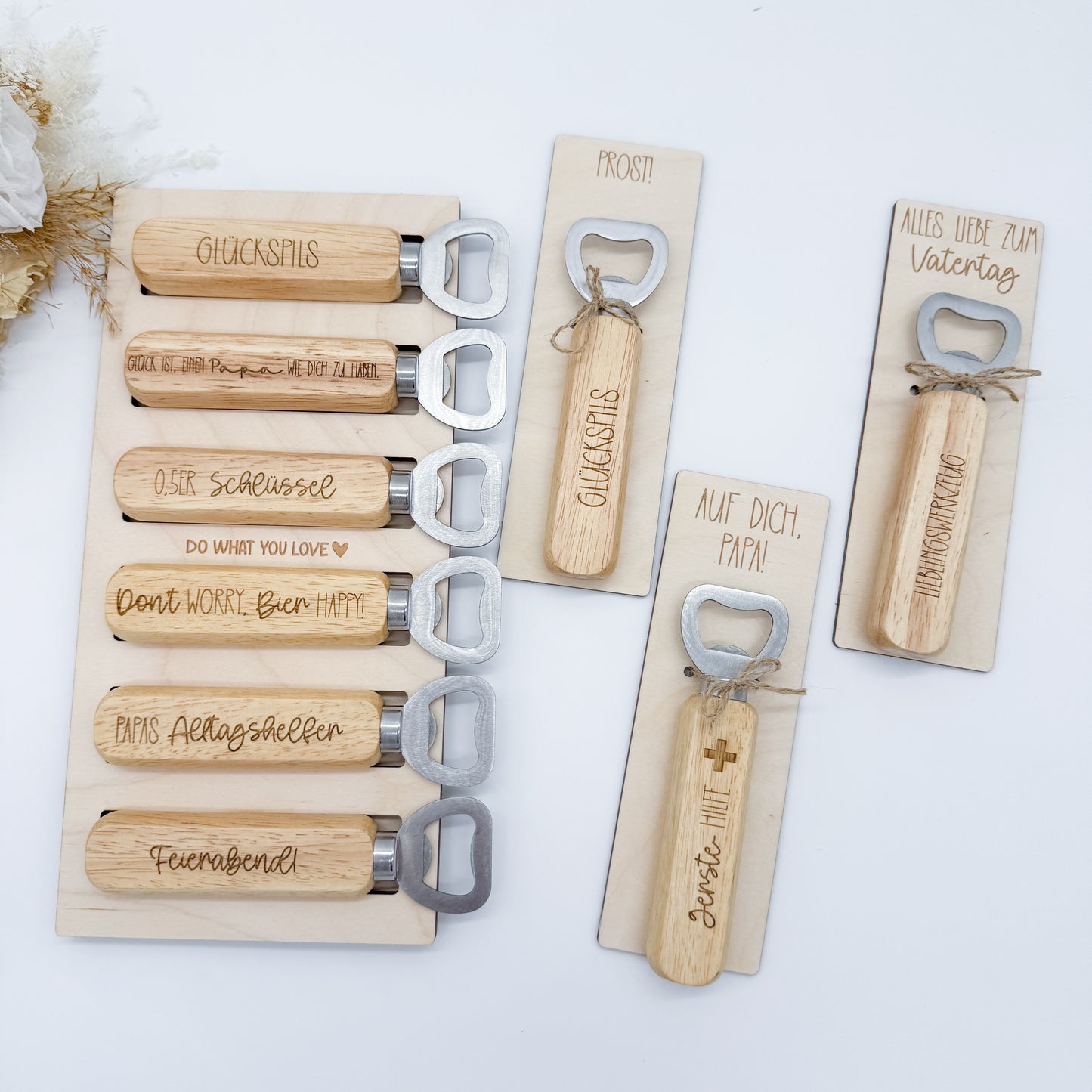 Papa Flaschenöffnergravur - Laserdatei