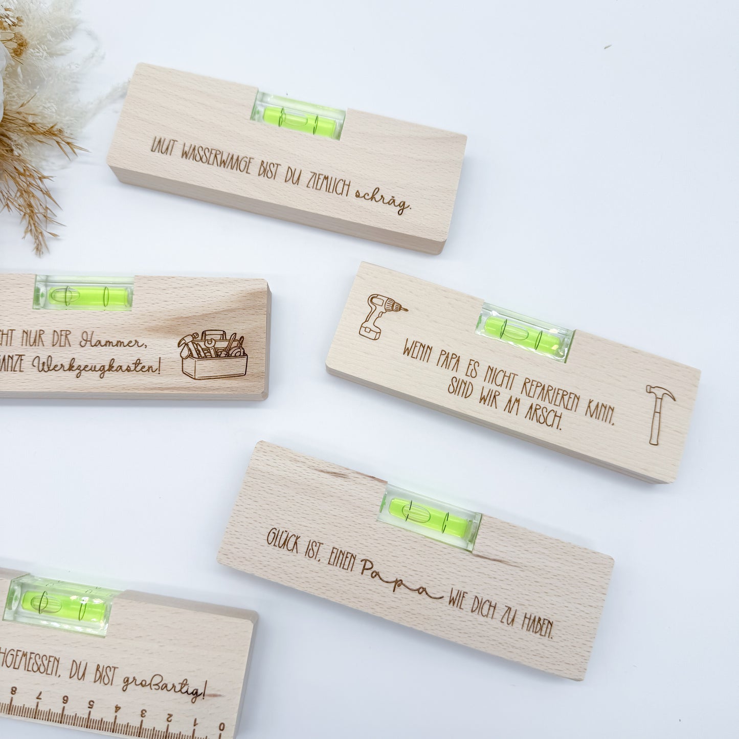 Papa Wasserwaagengravur - Laserdatei