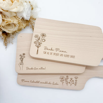 Mama Frühstücksbrettchengravur - Laserdatei