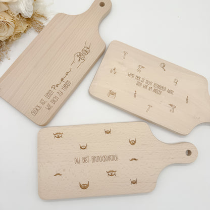 Papa Frühstücksbrettchengravur - Laserdatei