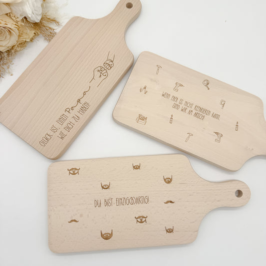 Papa Frühstücksbrettchengravur - Laserdatei