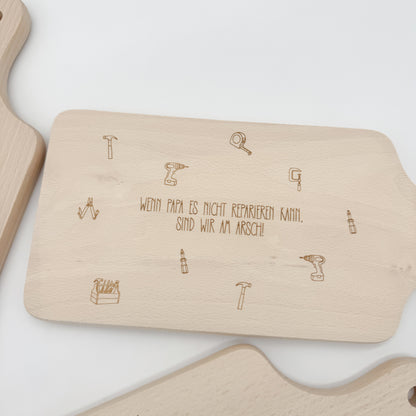 Papa Frühstücksbrettchengravur - Laserdatei