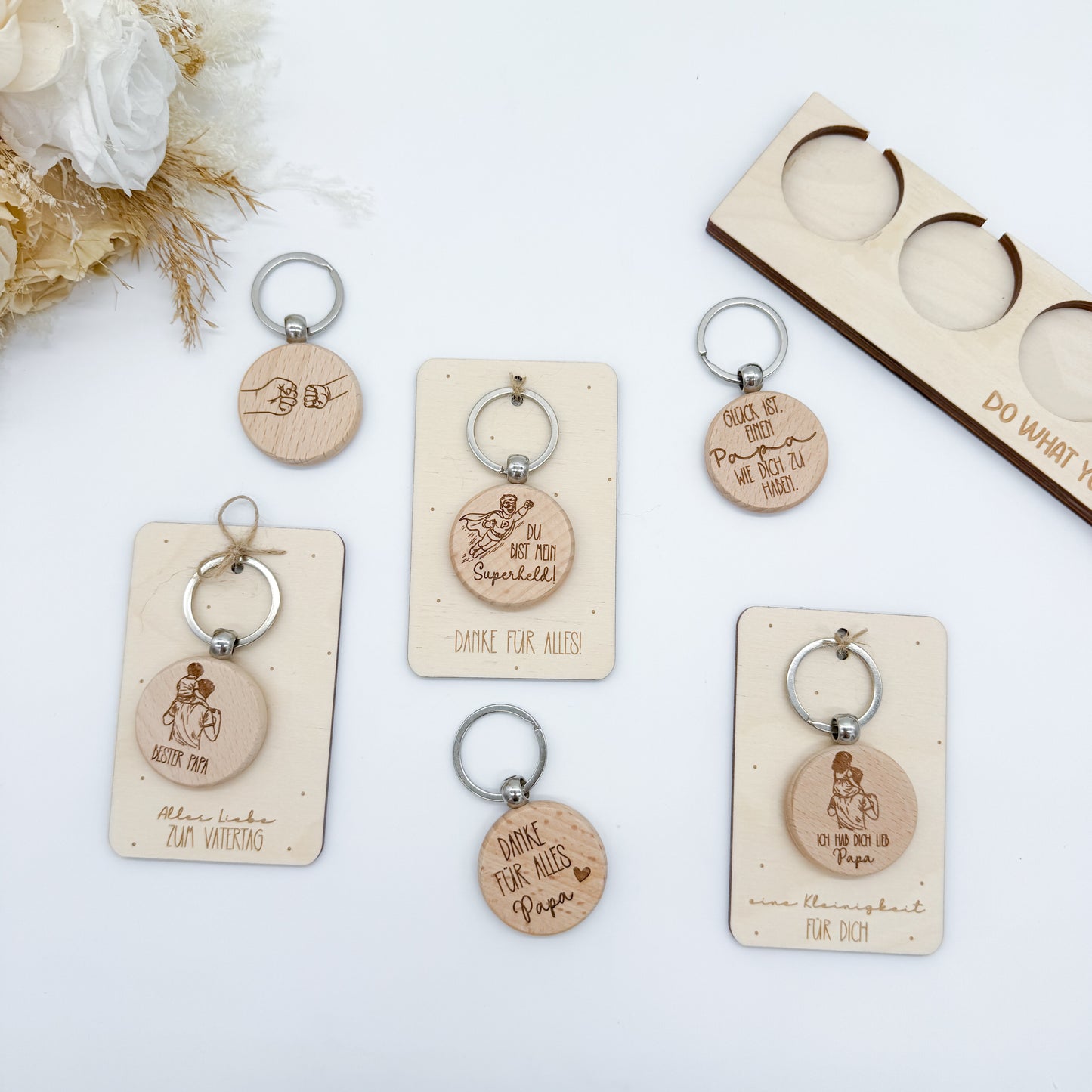 Papa Schlüsselanhänger - Laserdatei