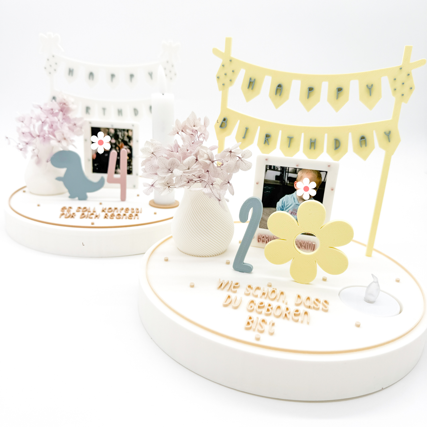 Geburtstagsteller, passend zur Geburtstagsschlange - 3D Druckdatei