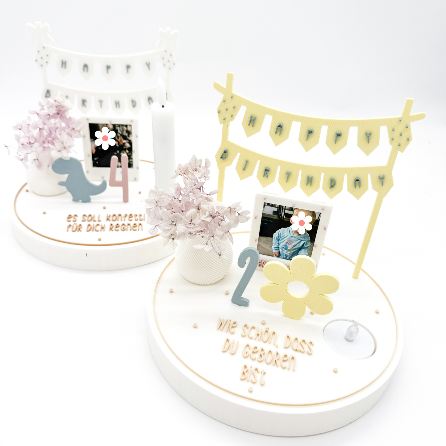 Geburtstagsteller, passend zur Geburtstagsschlange - 3D Druckdatei