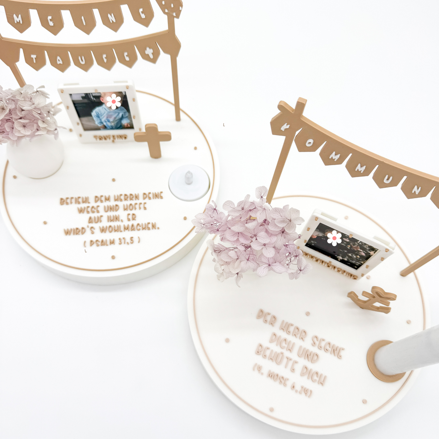 Teller Glaube, passend zur Tischschlange - 3D Druckdatei