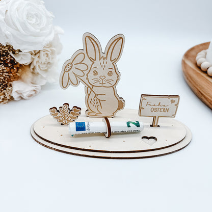Ostern Aufsteller, Teelichthalter, Geldgeschenk, Eierhalter 3 und 4mm - Laserdatei