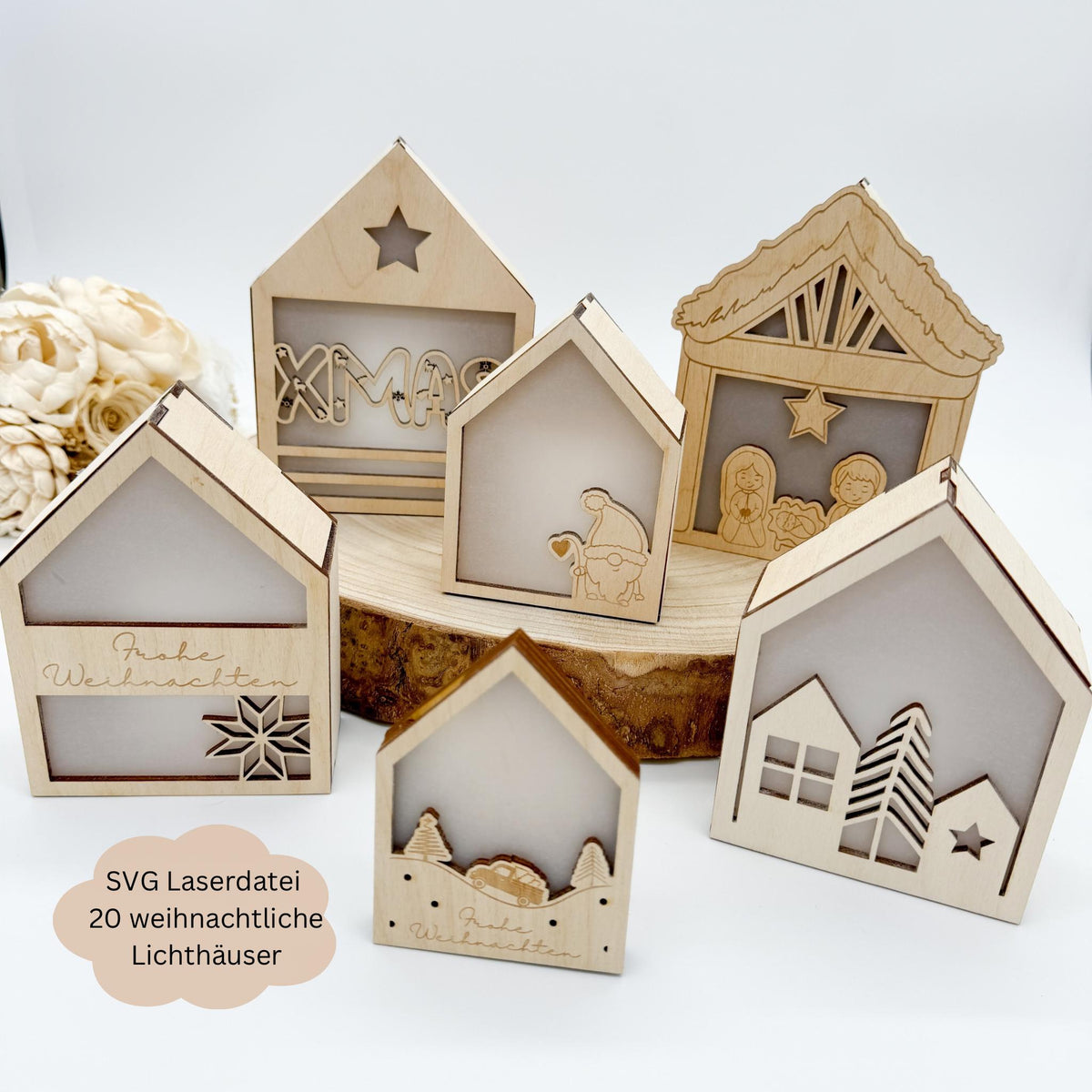 20 weihnachtliche Lichthäuser, Lichthaus Weihnachten, Lichterzeit