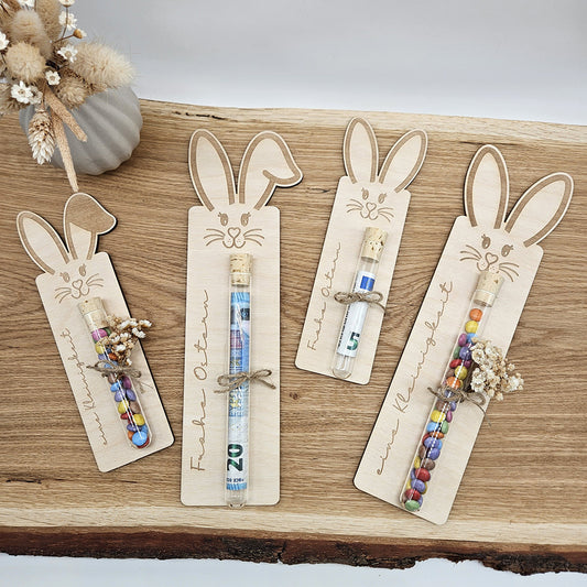 Röhrchenhalter Ostern, Geldhalter Ostern - Laserdatei