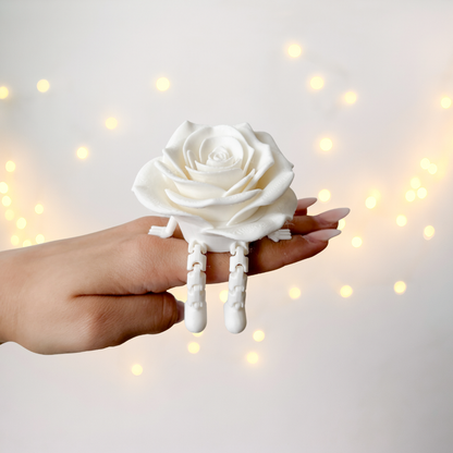 Rose mit Beinchen - 3D Druckdatei