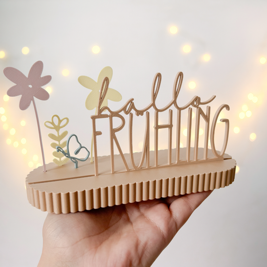Aufsteller Fruehling - 3D Druckdatei
