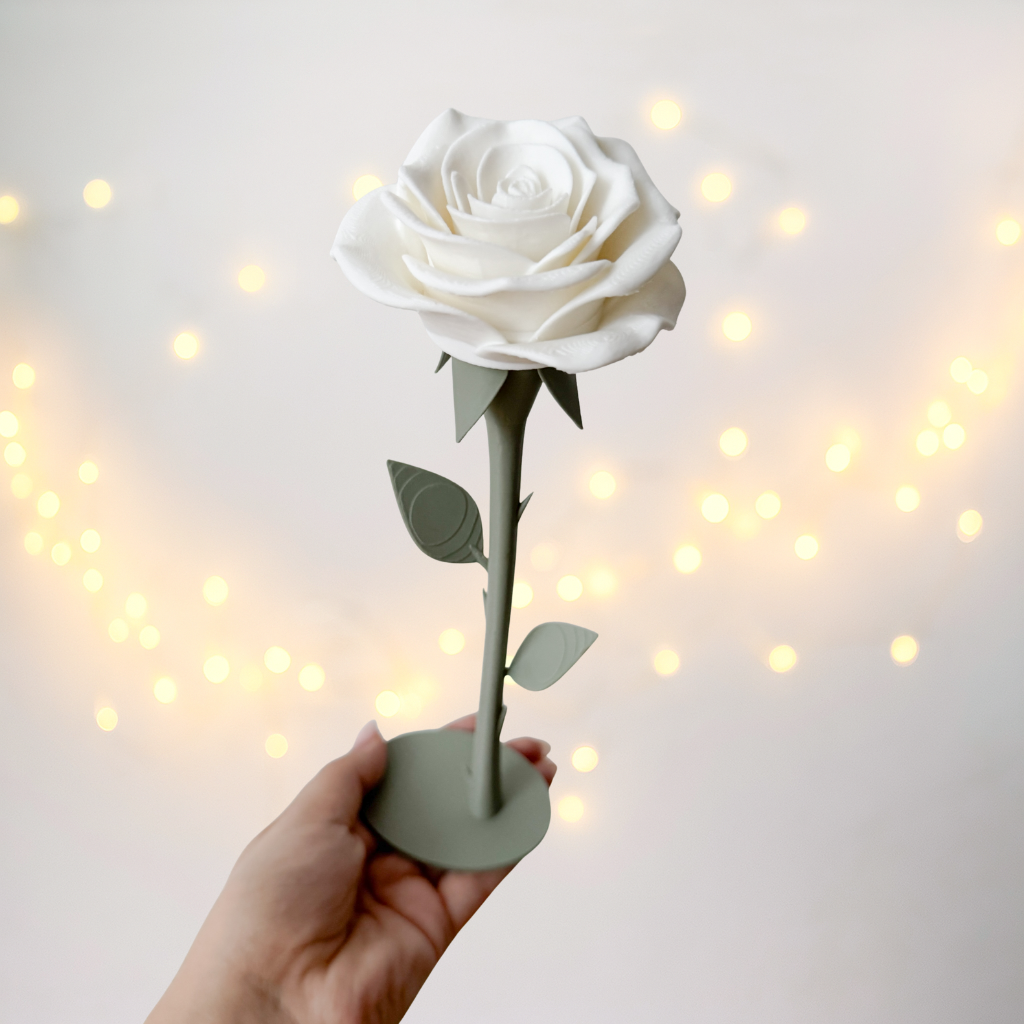 stehende Rose - 3D Druckdatei