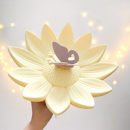 Sonnenblume, Gartenstecker, Insektentränke - 3D Druckdatei