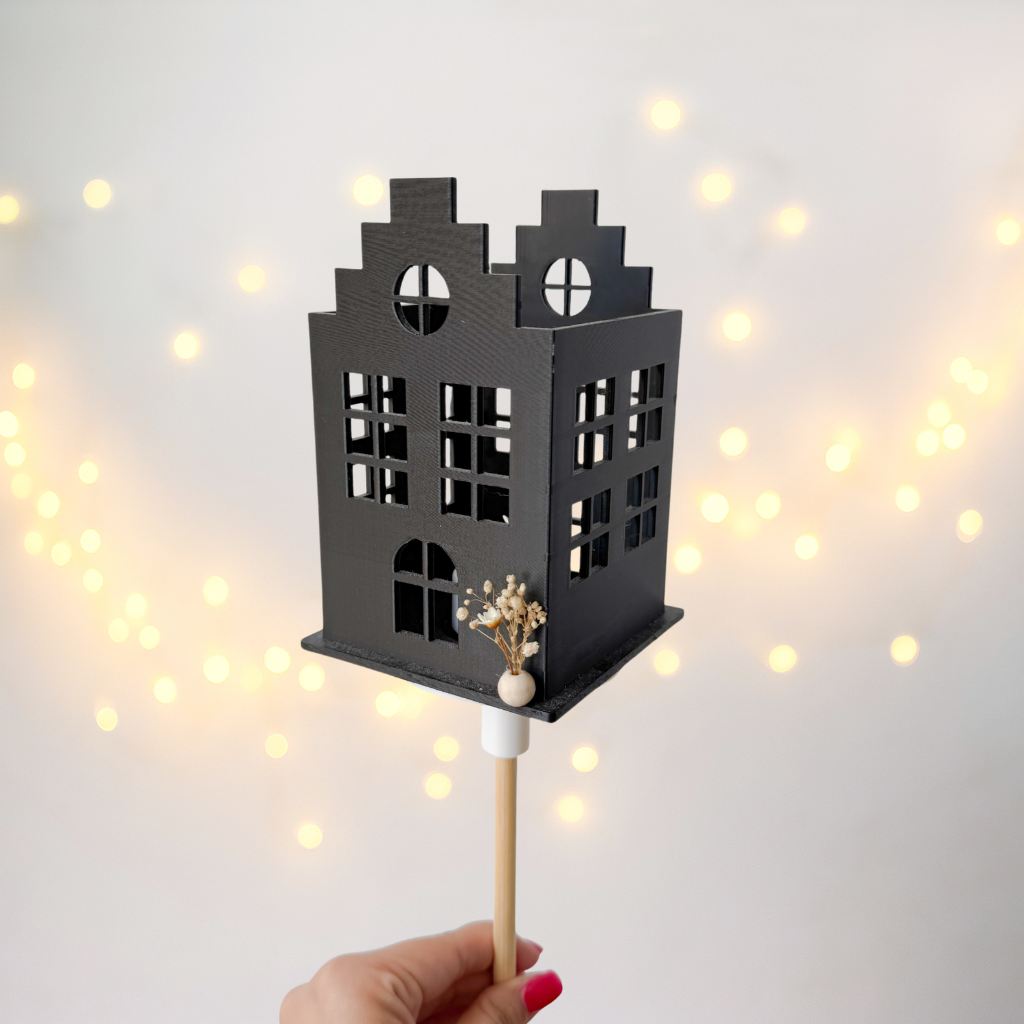 Haus Gartenstecker - 3D Druckdatei
