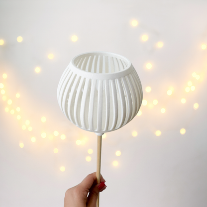 Windlicht, auch als Gartenstecker - 3D Druckdatei