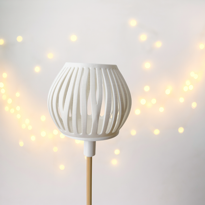 Windlicht, auch als Gartenstecker - 3D Druckdatei