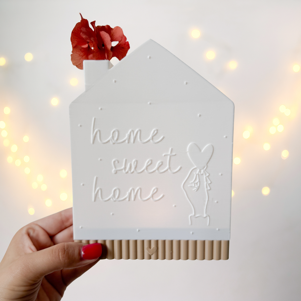 Windlicht Haus Home sweet home - 3D Druckdatei