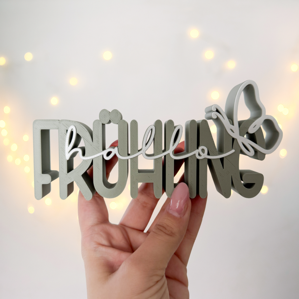 Hallo Frühling - 3D Druckdatei