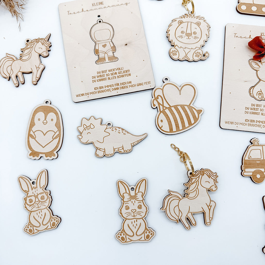 Taschenumarmung, Mutmacher, Notfalltierchen - Laserdatei
