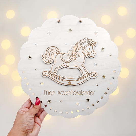 Adventskalender Pferd - Laserdatei