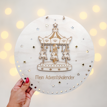Adventskalender Karussell - Laserdatei
