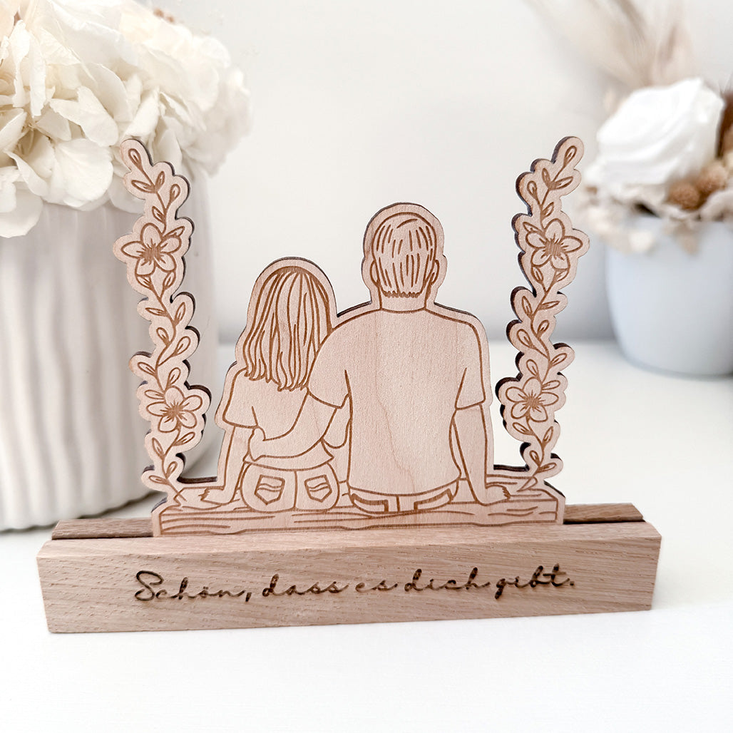Klötzchendatei Pärchen Valentinstag, Klötzchenmotive - Laserdatei
