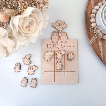 Tic Tac Toe Valentinstag, Muttertag - Laserdatei
