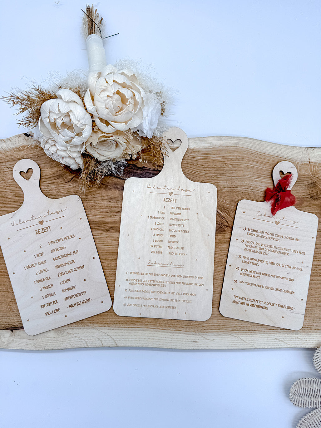 Valentinstagsrezept, Geschenke Valentinstag - Laserdatei