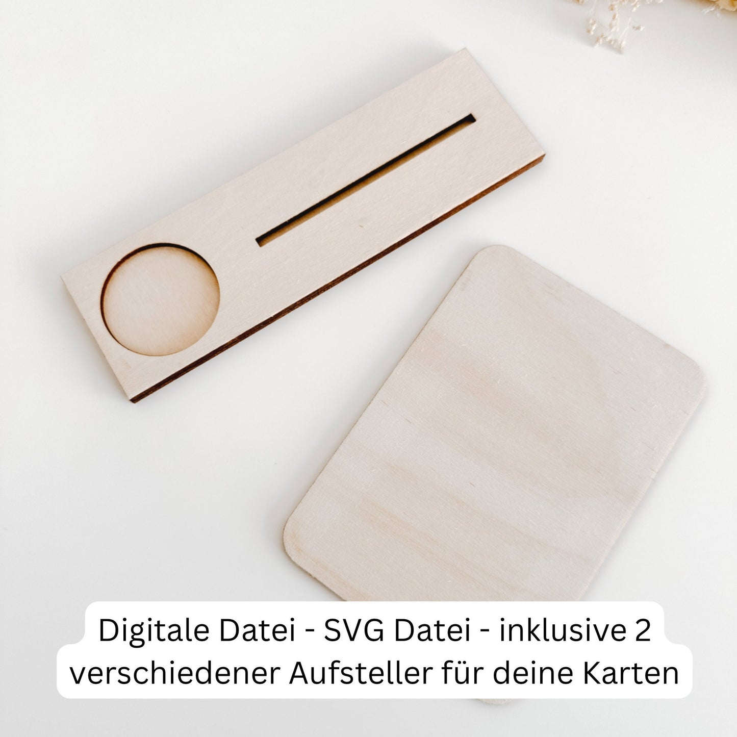 Muttertag, Geschenkkarten Muttertag inklusive Aufsteller - Laserdatei
