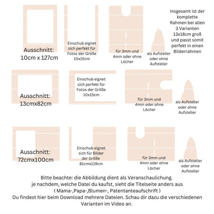 Bilderrahmen Patenonkel -  Digitale Datei