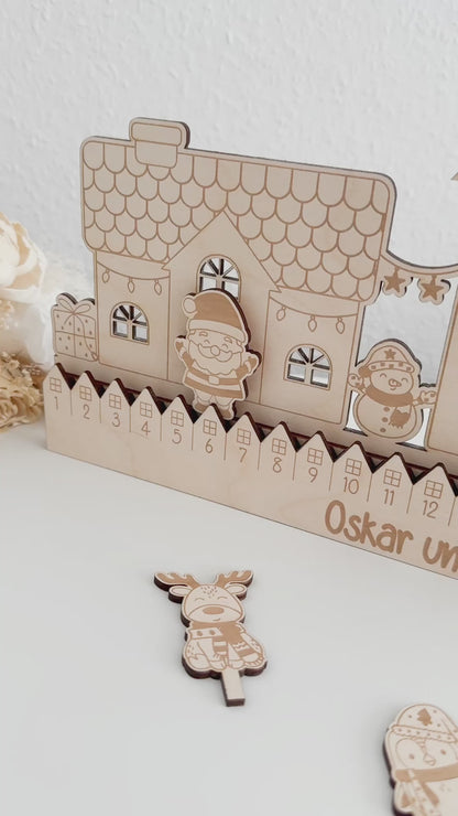 Adventskalender / Countdowntafel Weihnachten - Digitale Datei
