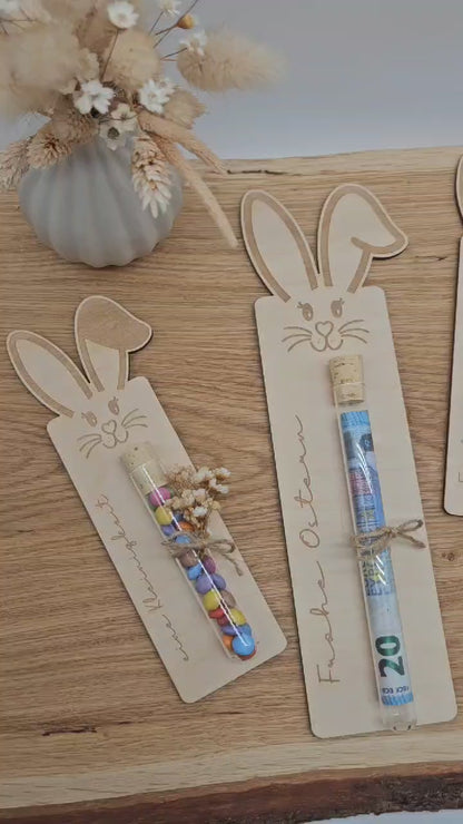 Röhrchenhalter Ostern, Geldhalter Ostern - Laserdatei